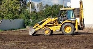 Выравнивание рельефа в Городце в октябре