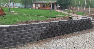 Установка подпорной стенки в Городце: качество и цена от 2784 руб.