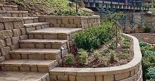 Установка подпорных стенок из блоков в Городце от 3543 руб. - ТротуарнаяПлитка